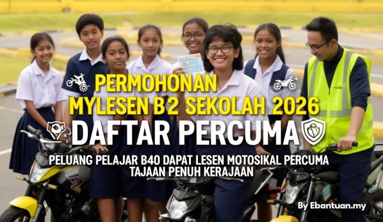 Permohonan MyLesen B2 Sekolah 2026 Daftar Percuma