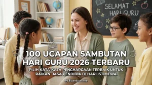 100 Ucapan Sambutan Hari Guru 2026 Terbaru