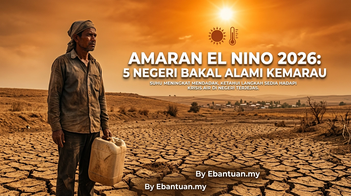 Amaran El Nino 2026: 5 Negeri Bakal Alami Kemarau
