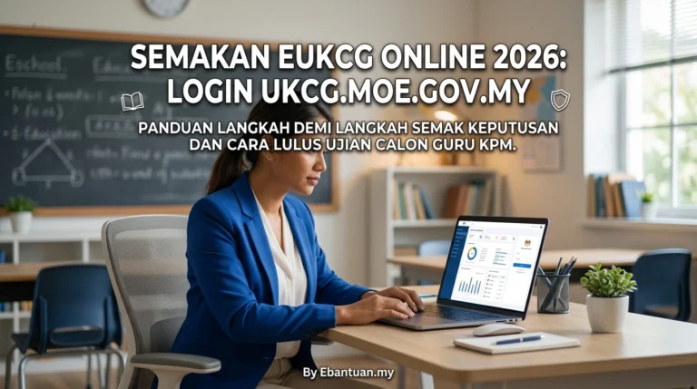 Semakan eUKCG Online 2026: Login ukcg.moe.gov.my