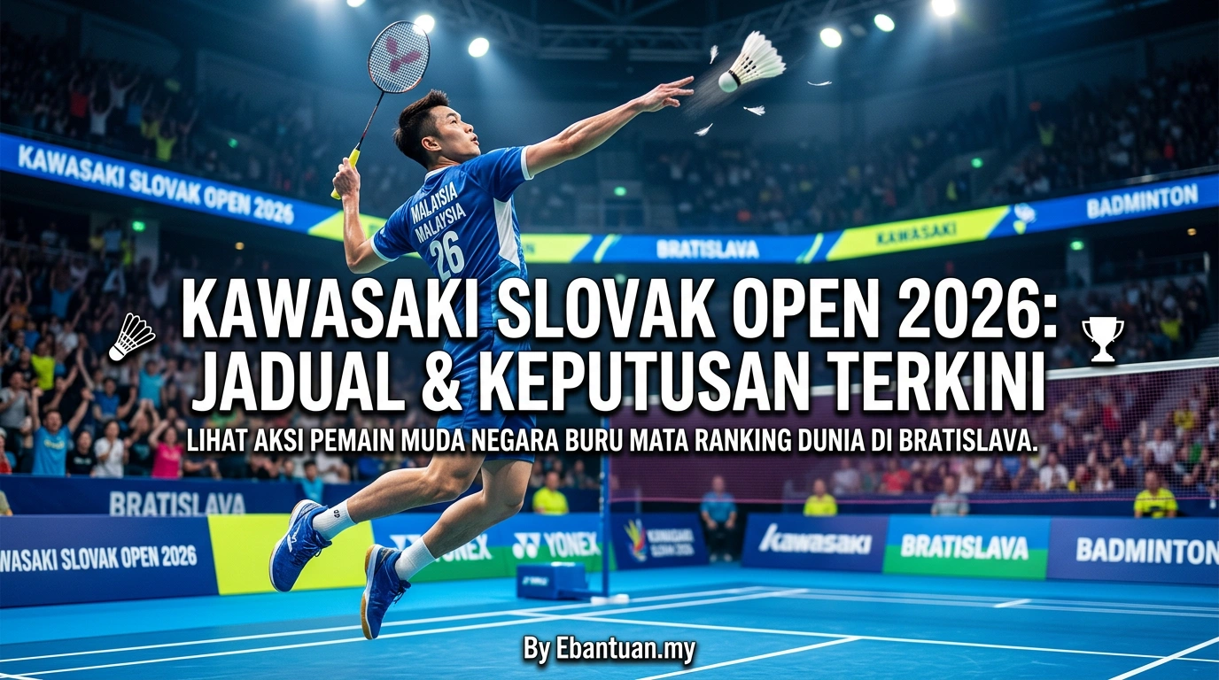 KAWASAKI Slovak Open 2026: Jadual & Keputusan Terkini 1 KAWASAKI Slovak Open 2026: Jadual & Keputusan Terkini