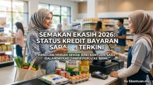 Semakan eKasih 2026: Status Kredit Bayaran SARA Terkini