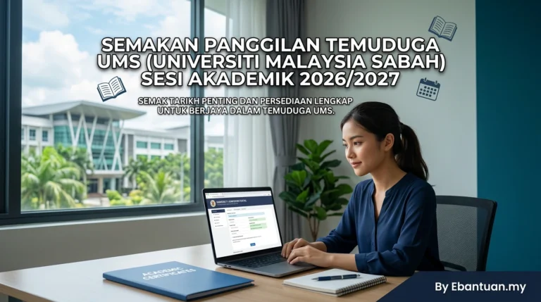 Semakan Panggilan Temuduga UMS (Universiti Malaysia Sabah) Sesi Akademik 2026/2027