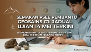 Semakan PSEE Pembantu Geosains C1: Jadual Ujian 14 Mei Terkini