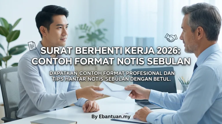 Surat Berhenti Kerja 2026: Contoh Format Notis Sebulan