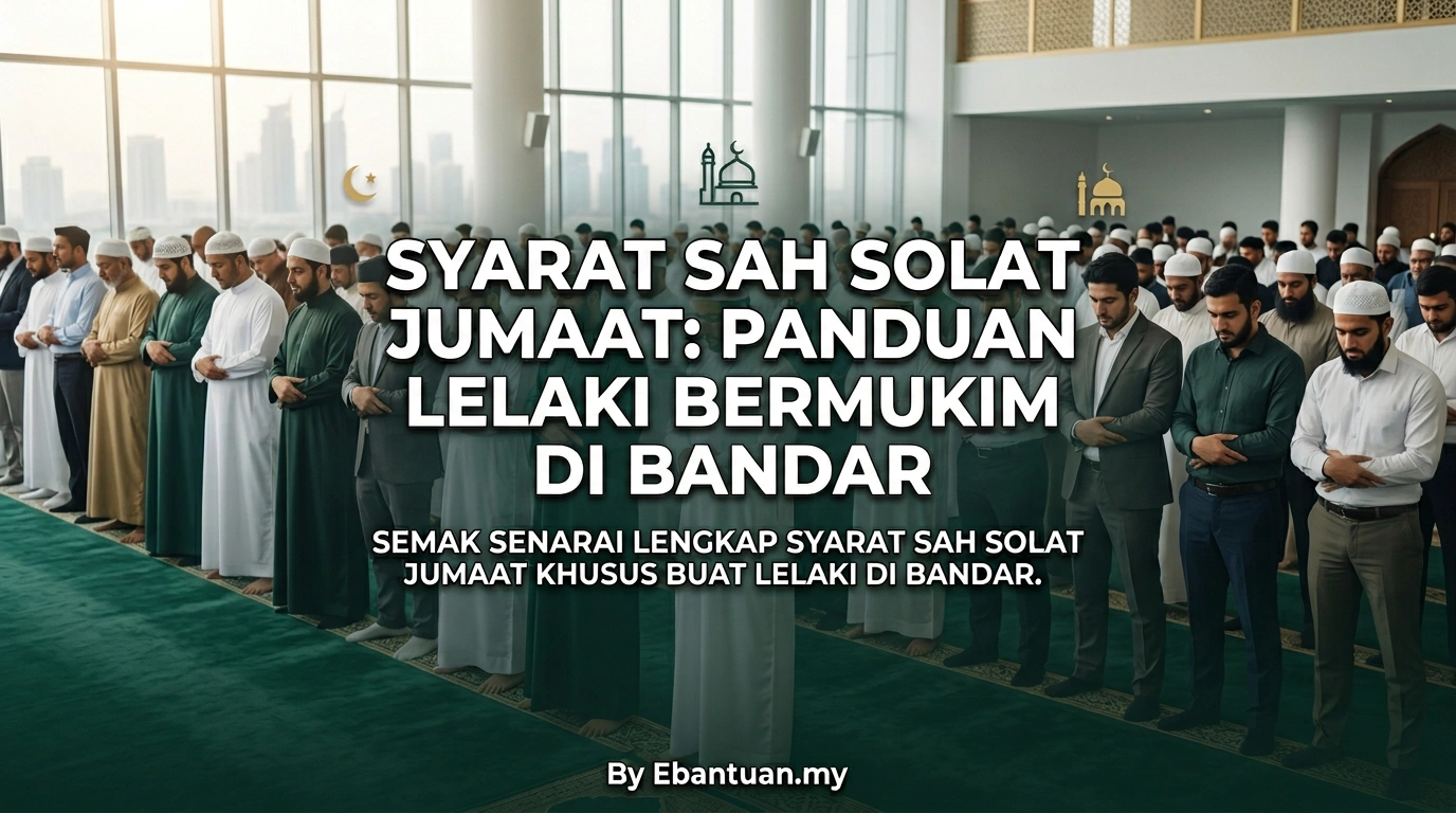 Syarat Sah Solat Jumaat: Panduan Lelaki Bermukim Di Bandar