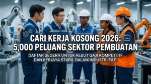 Cari Kerja Kosong 2026: 5,000 Peluang Sektor Pembuatan