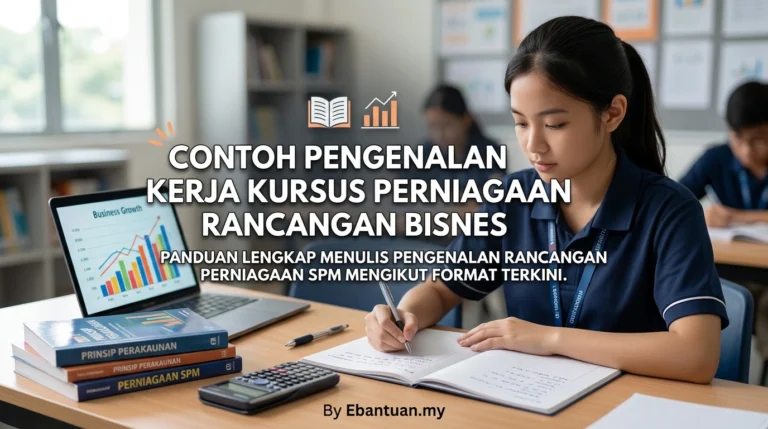 Contoh Pengenalan Kerja Kursus Perniagaan Rancangan Bisnes