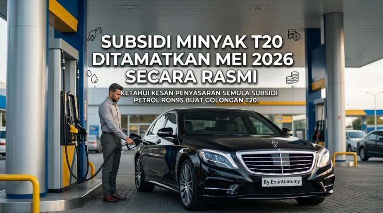 Subsidi Minyak T20 Ditamatkan Mei 2026 Secara Rasmi