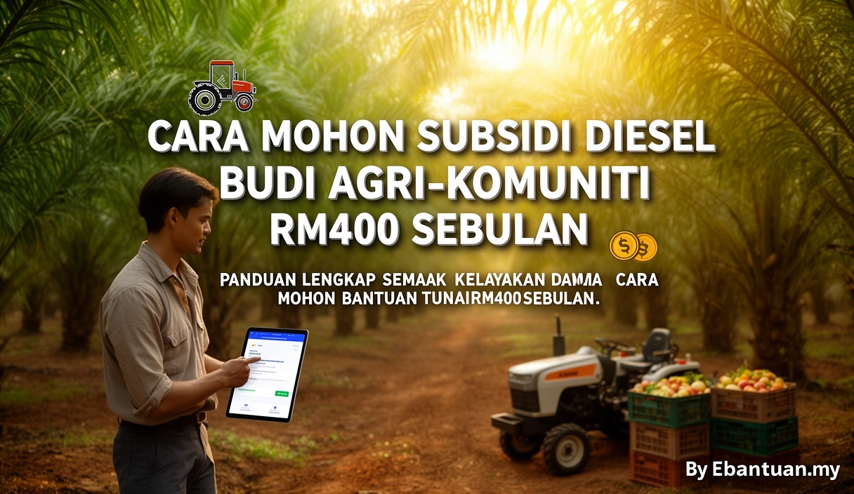 Cara Mohon Subsidi Diesel Budi Agri-Komuniti RM400 Sebulan