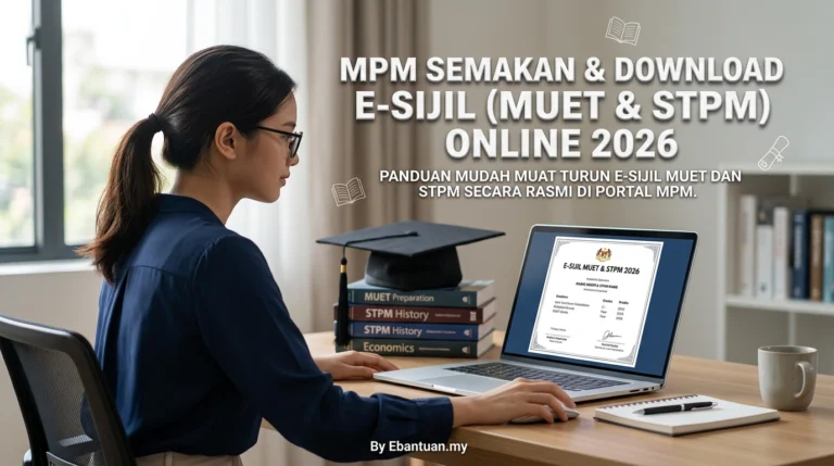 MPM Semakan & Download e-Sijil (MUET & STPM) Online 2026