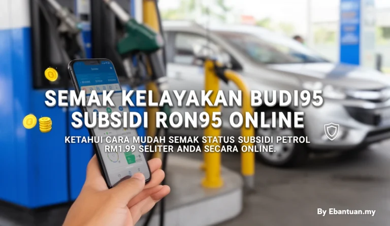 Semak Kelayakan Budi95 Subsidi RON95 Online