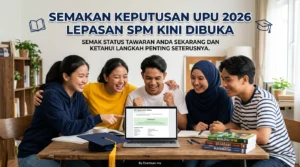 Semakan Keputusan UPU 2026 Lepasan SPM Kini Dibuka