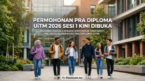 Permohonan Pra Diploma UiTM 2026 Sesi 1 Kini Dibuka