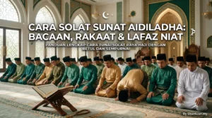 Cara Solat Sunat Aidiladha: Bacaan, Rakaat & Lafaz Niat