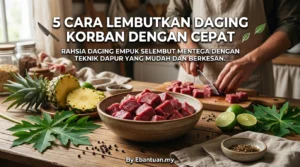 5 Cara Lembutkan Daging Korban Dengan Cepat