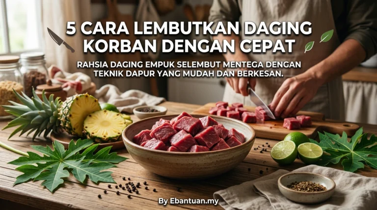 5 Cara Lembutkan Daging Korban Dengan Cepat