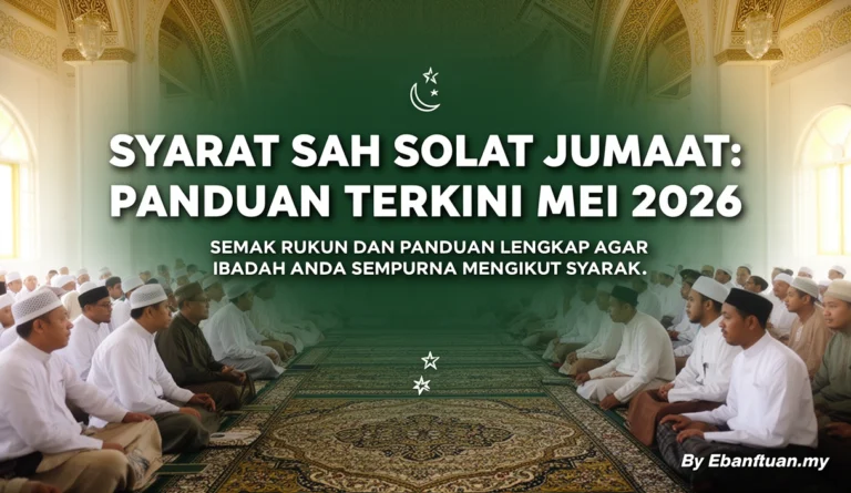 Syarat Sah Solat Jumaat: Panduan Terkini Mei 2026