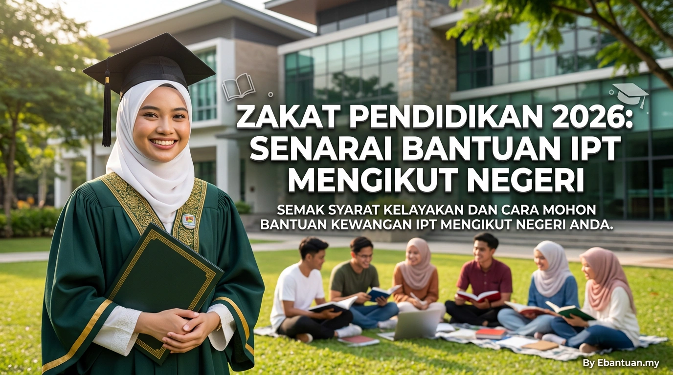 Zakat Pendidikan 2026: Senarai Bantuan IPT Mengikut Negeri