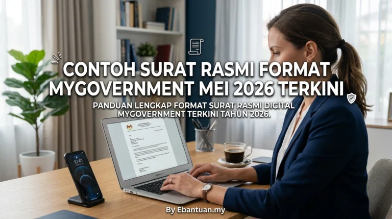 Contoh Surat Rasmi Format MyGovernment Mei 2026 Terkini