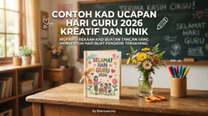 Contoh Kad Ucapan Hari Guru 2026 Kreatif Dan Unik