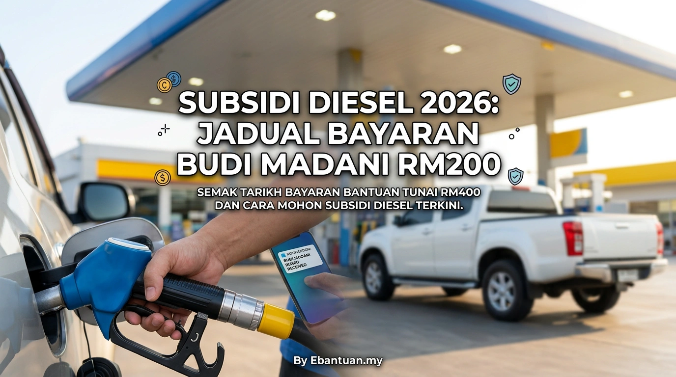 Subsidi Diesel 2026: Jadual Bayaran Budi Madani RM200 1 Subsidi Diesel 2026: Jadual Bayaran Budi Madani RM200