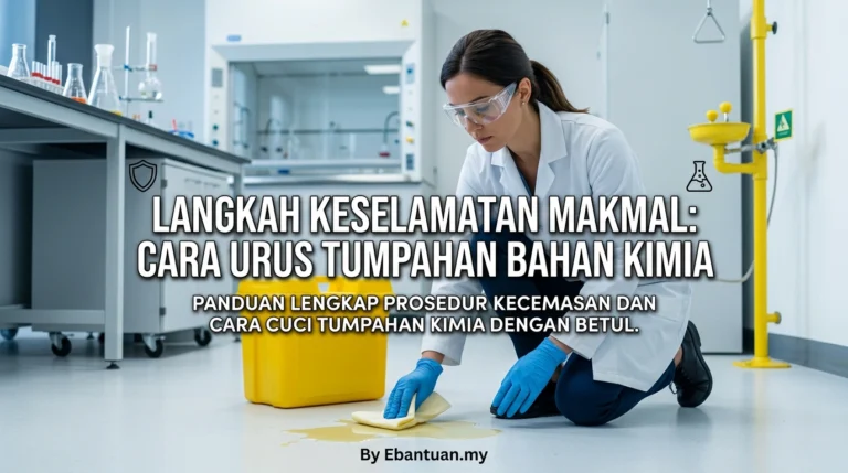 Langkah Keselamatan Makmal: Cara Urus Tumpahan Bahan Kimia