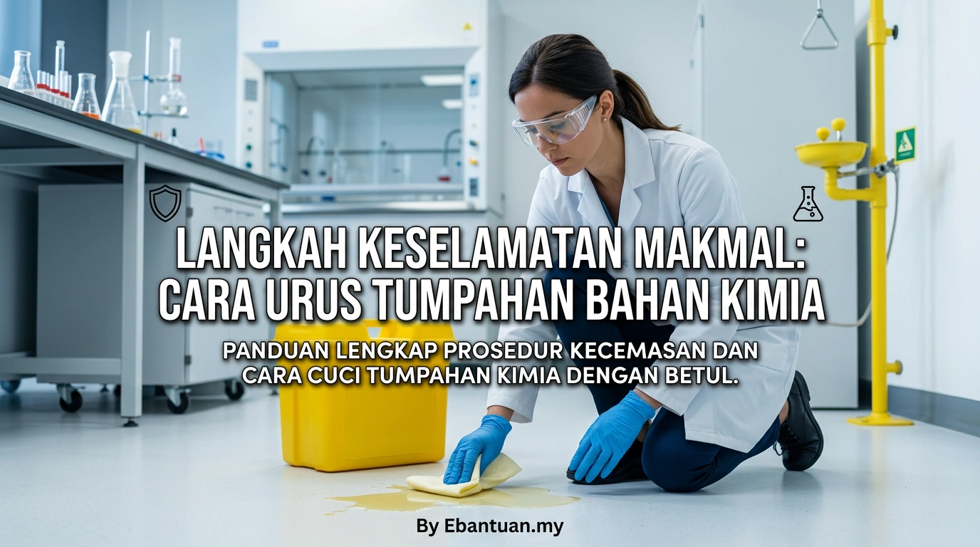 Langkah Keselamatan Makmal: Cara Urus Tumpahan Bahan Kimia