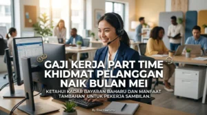 Gaji Kerja Part Time Khidmat Pelanggan Naik Bulan Mei
