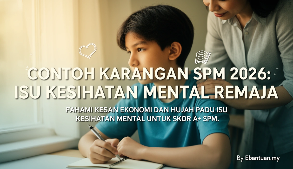 Contoh Karangan SPM 2026: Isu Kesihatan Mental Remaja