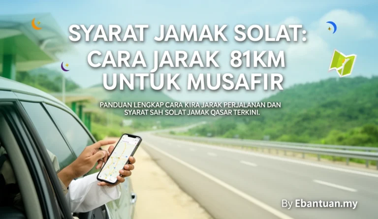 Syarat Jamak Solat: Cara Kira Jarak 81KM Untuk Musafir