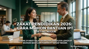 Zakat Pendidikan 2026: Cara Mohon Bantuan IPT Setiap Negeri