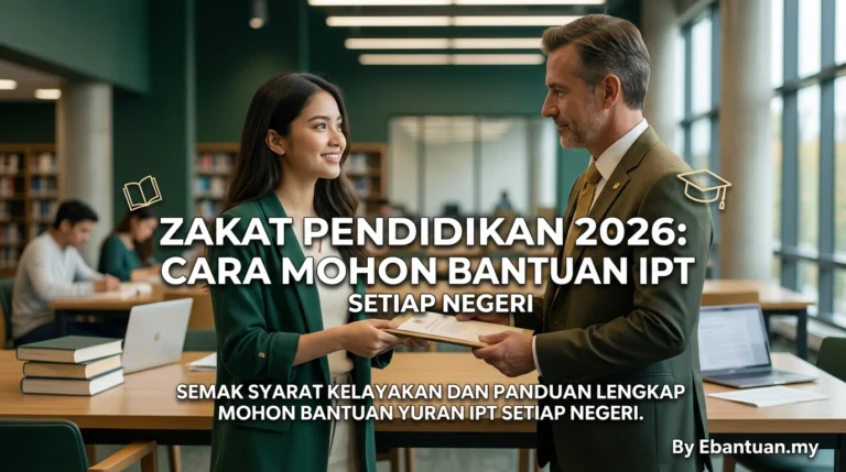 Zakat Pendidikan 2026: Cara Mohon Bantuan IPT Setiap Negeri