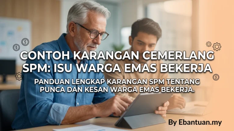 Contoh Karangan Cemerlang SPM: Isu Warga Emas Bekerja