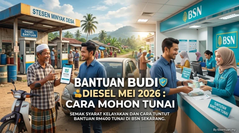 Bantuan Budi Diesel Mei 2026: Cara Mohon Tunai