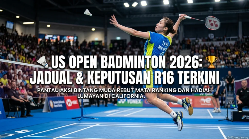US Open Badminton 2026: Jadual & Keputusan R16 Terkini