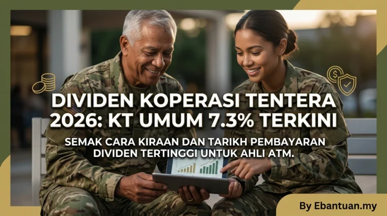 Dividen Koperasi Tentera 2026: KT Umum 7.3% Terkini