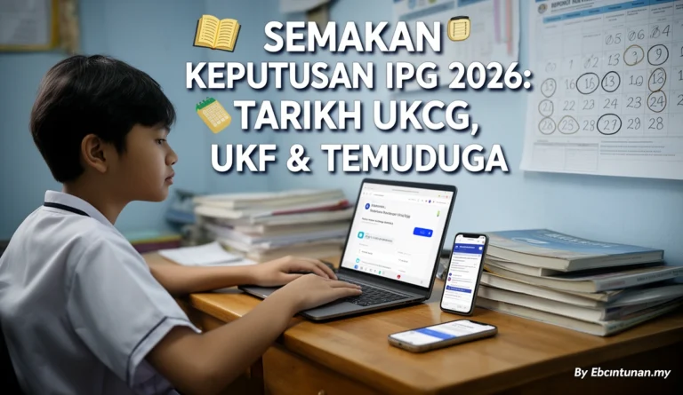 Semakan Keputusan IPG 2026: Tarikh UKCG, UKF & Temuduga