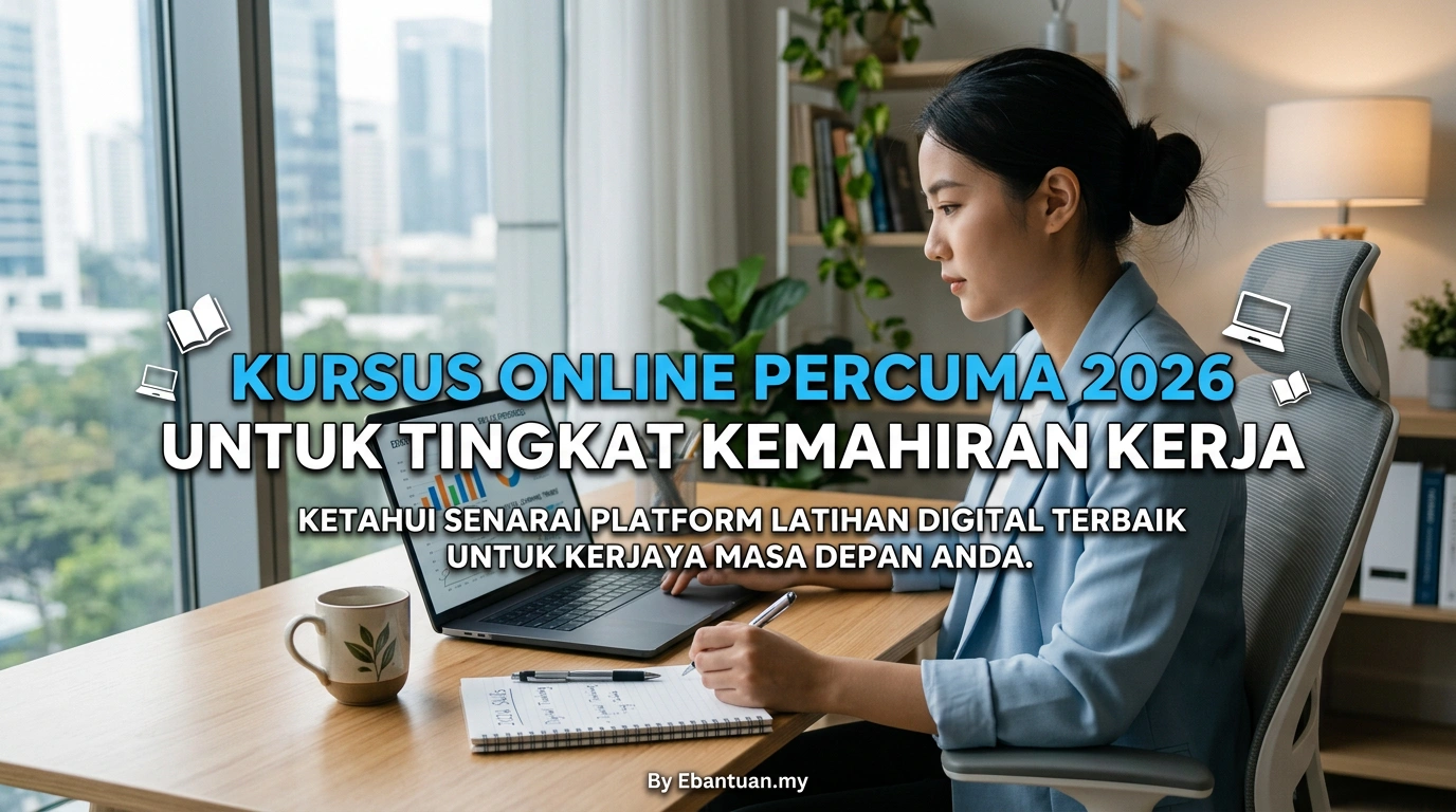 Kursus Online Percuma 2026 Untuk Tingkat Kemahiran Kerja