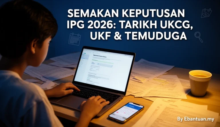 Semakan Keputusan IPG 2026: Tarikh UKCG, UKF & Temuduga 9 Semakan Keputusan IPG 2026: Tarikh UKCG, UKF & Temuduga