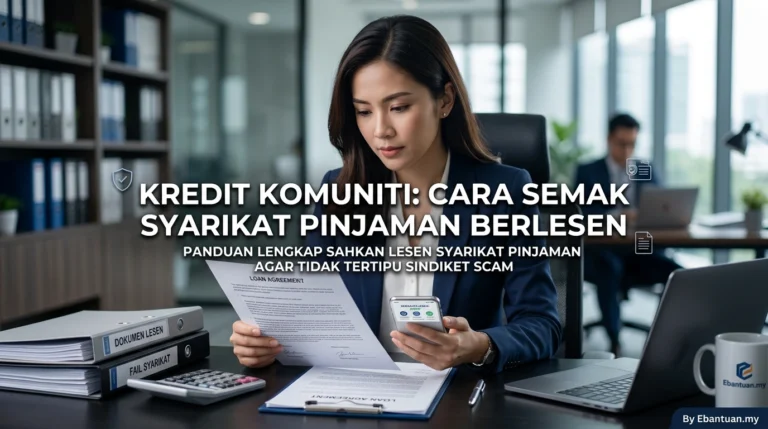 Kredit Komuniti: Cara Semak Syarikat Pinjaman Berlesen