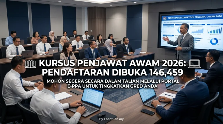 Kursus Penjawat Awam 2026: Pendaftaran Dibuka 146,459