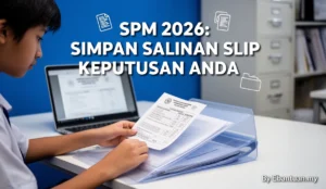 SPM 2026: Simpan Salinan Slip Keputusan Anda