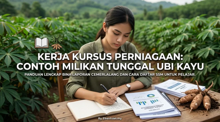 Kerja Kursus Perniagaan: Contoh Milikan Tunggal Ubi Kayu