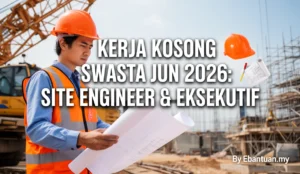 Kerja Kosong Swasta Jun 2026: Site Engineer & Eksekutif