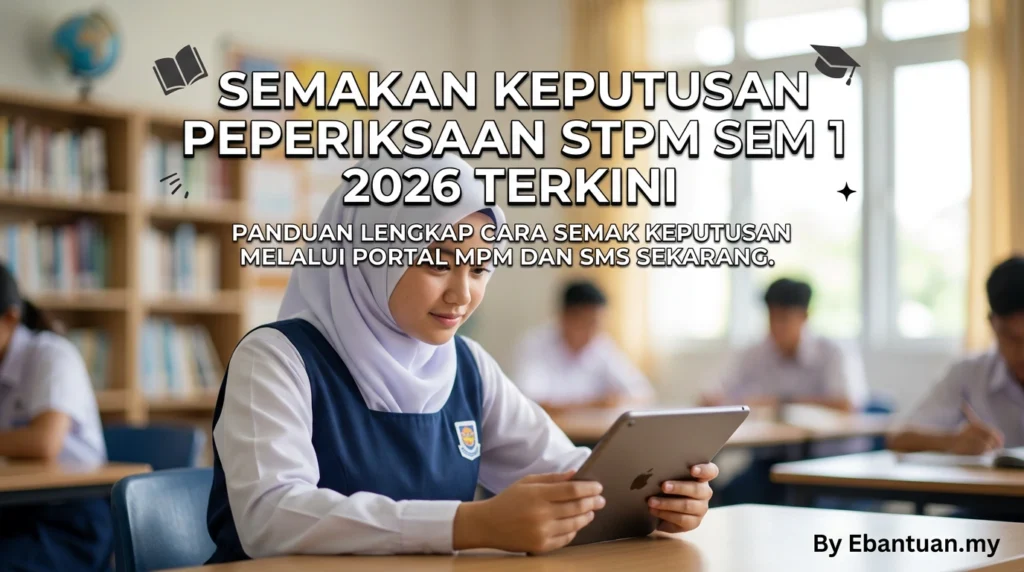 Semakan Keputusan Peperiksaan STPM Sem 1 2026 Terkini