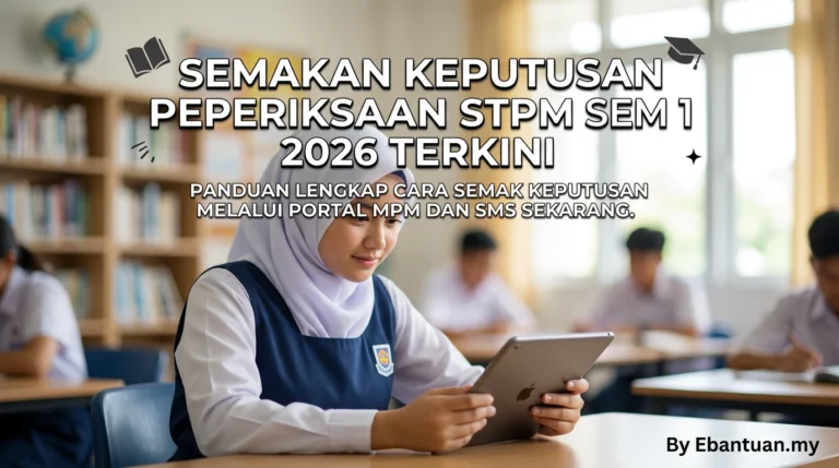 Semakan Keputusan Peperiksaan STPM Sem 1 2026 Terkini
