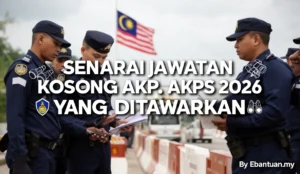 Senarai Jawatan Kosong AKPS 2026 Yang Ditawarkan