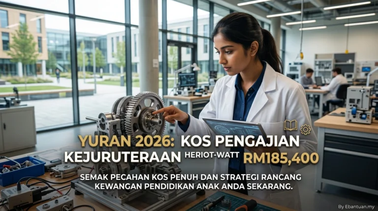 Yuran 2026: Kos Pengajian Kejuruteraan Heriot-Watt RM185,400