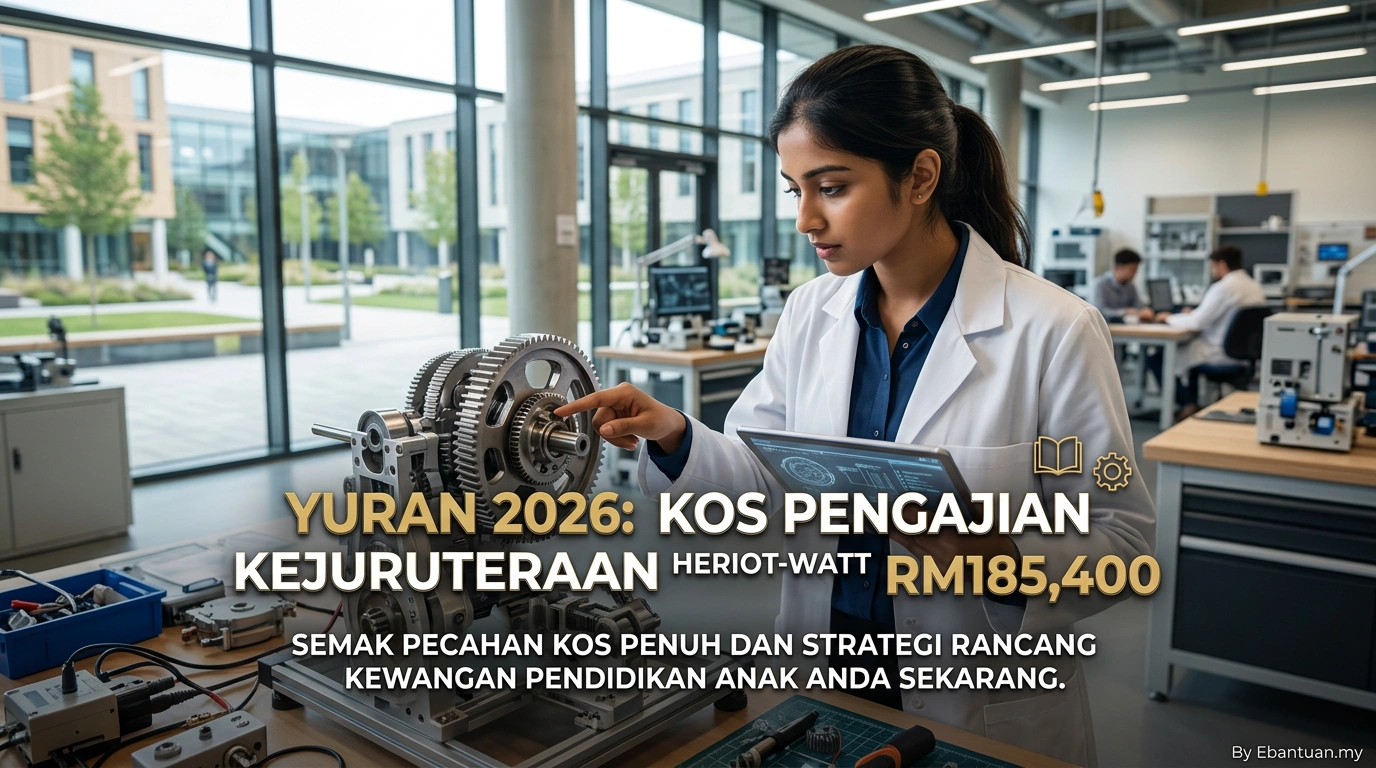 Yuran 2026: Kos Pengajian Kejuruteraan Heriot-Watt RM185,400